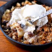 Rum Raisin Apple Brown Betty