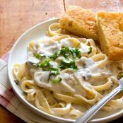 Creamy Garlic Mushroom Pasta