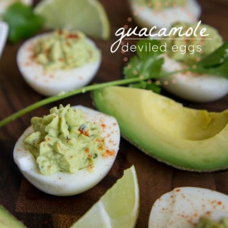 Guacamole Deviled Eggs Recipe