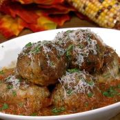 Mario Batali's Big Turkey Meatballs - Polpette Di Tacchino