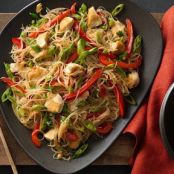 Singapore Noodles with Chicken
