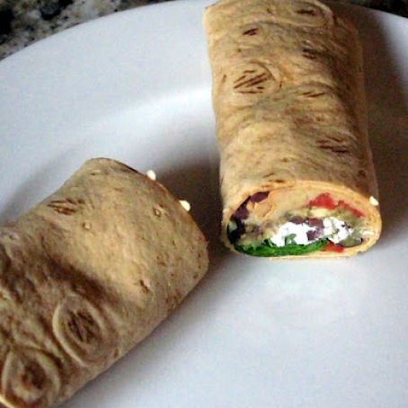 Mediterranean Hummus Wrap