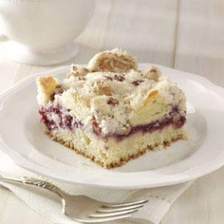 Raspberry Streusel Coffee Cake