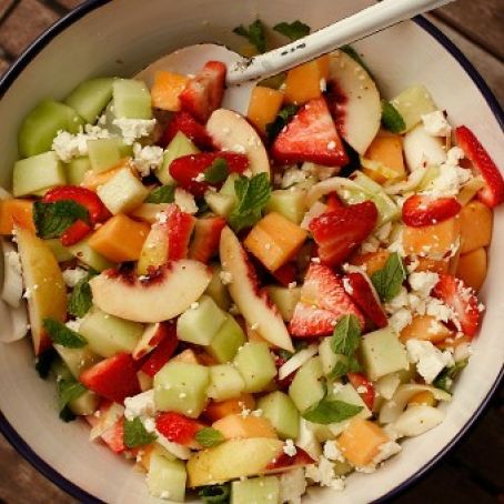 Fruit and Feta Summer Salad