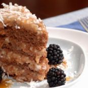Upside-Down German Chocolate Cake