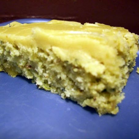 Desserts:  Zucchini Bars with Caramel Icing