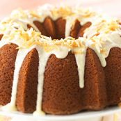 COCONUT-CITRUS BUNDT CAKE WITH RUM GLAZE