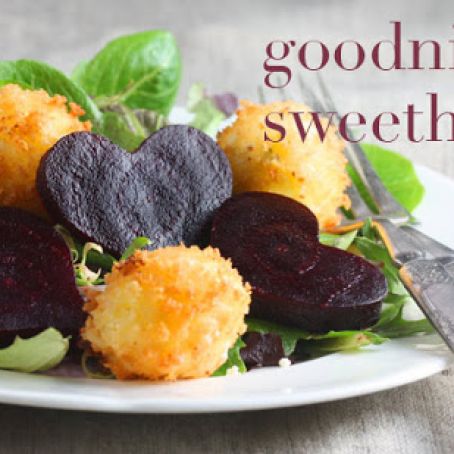 Beet Salad with Cinnamon Fried Goat Cheese