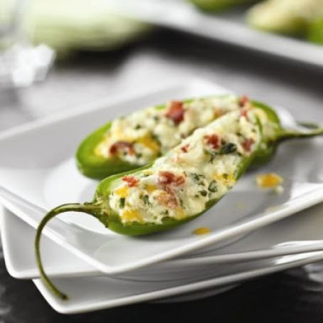 Cheese & Bacon Jalapeno Rellenos
