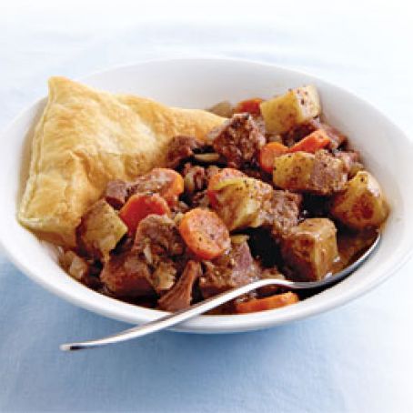 Slow-Cooker Steak & Guinness Pie