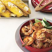 Grilled Shrimp and Cuban Corn