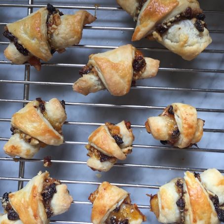 Apricot and Raisin Rugelach