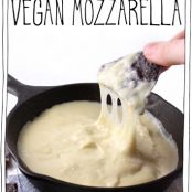 Vegan gooey mozzarella (or fondue!)