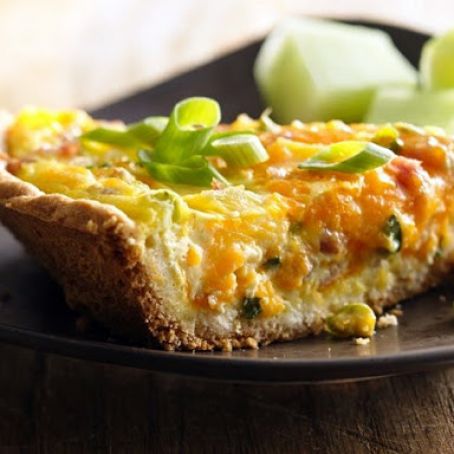 Ham, Pineapple and Cheddar Quiche