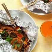 Chile Chicken and Bell Pepper Packs