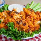 Buffalo Roasted Cauliflower