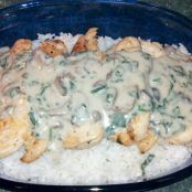 Chicken with mushroom sauce