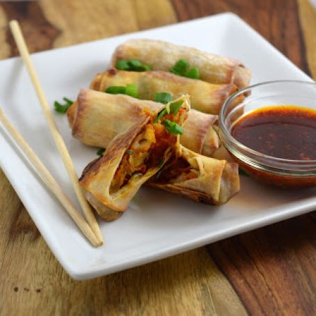 Baked Shrimp Egg Rolls