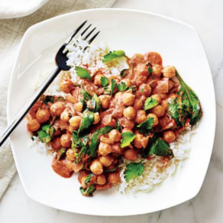 Chickpea Curry (Cooking Light - January 2013)