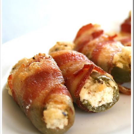 Bacon Wrapped Cream Cheese Jalapeno Bits