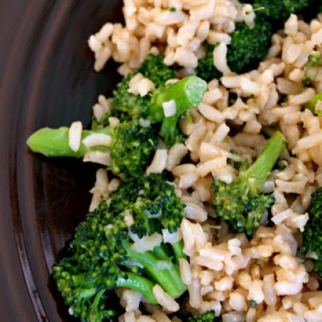 Dijon Rice with Broccoli