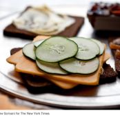 Cheddar, Cucumber & Marmelade Sandwiches