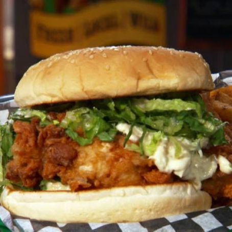 Chicken-Fried Oyster Sandwich