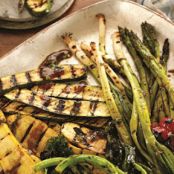 Grilled Vegetable Antipasto with Balsamic Dressing