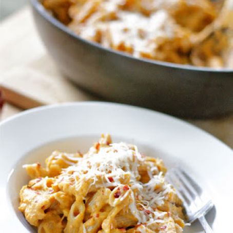 creamy pumpkin pasta