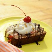 Banana Split Ice Cream Cake