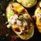 Spicy Potato Skins (Calorie conscious)