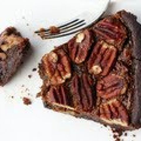 Chocolate Toffee Pecan Tart