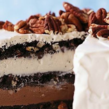 Triple Chocolate Ice Cream Cake
