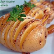 Hasselback Potatoes with Garlic & Fresh Thyme