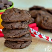 Chocolate Peanut Butter Cup Cookies