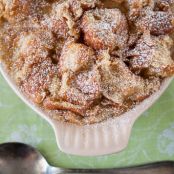 Glazed Doughnut Bread Pudding