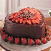 Victorian Strawberry Chocolate Cake Recipe