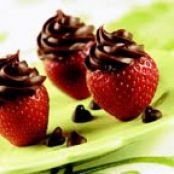 Inside-Out Chocolate Strawberries