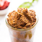 Easy Vegan Sun Dried Tomato Pesto