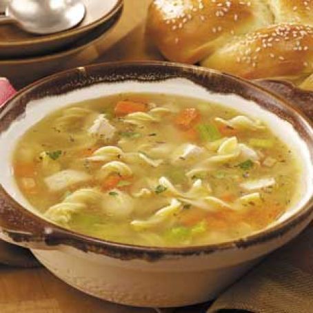 Chunky Chicken Noodle Soup Recipe