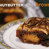 Peanut Butter Honey Brownies
