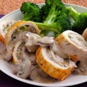 Mushroom-Stuffed Chicken Breasts