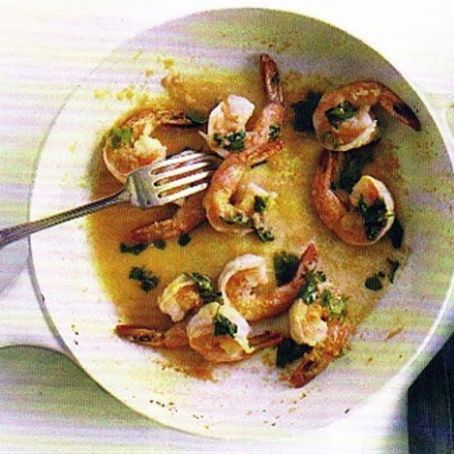 Shrimp in Ginger Butter Sauce