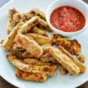 Almond-Crusted Zucchini Sticks (gluten-free, dairy-free)