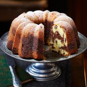 Chocolate & Almond Marble Bundt Cake