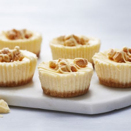 Lemon-White Chocolate Mini Cheesecakes