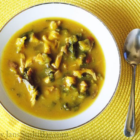 Creamy Turkey and Kale Soup