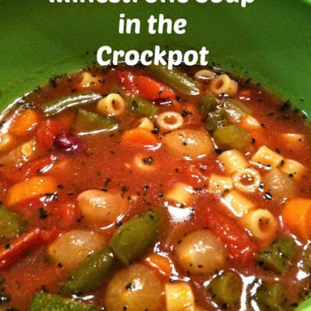 Minestrone Soup (Slow Cooker)