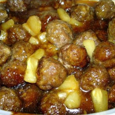 Hawaiin Pineapple Meatballs