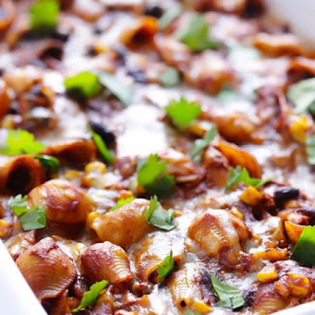 Chicken Enchilada Pasta Bake